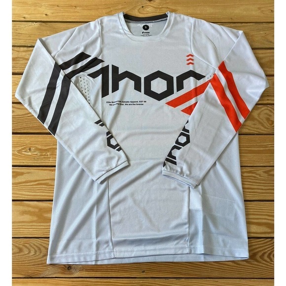 NWT Thor Pulse Jersey Top Size Small Men’s Grey Long Sleeve - Picture 1 of 9